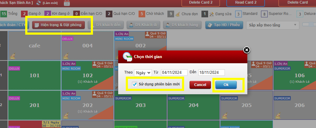 Booking Group (khách đoàn)