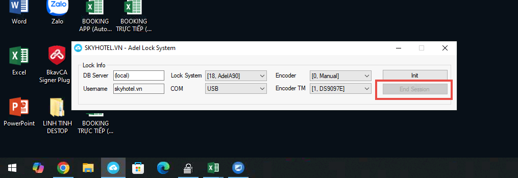 Fix kết nối khóa Adel