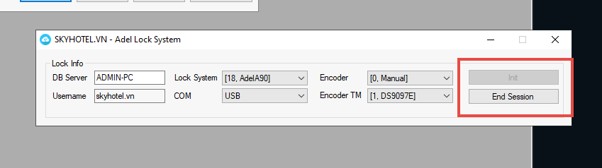Fix kết nối khóa Adel