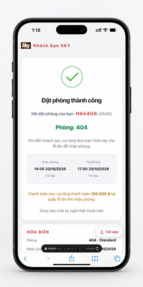 Giới thiệu tính năng APP Checkin