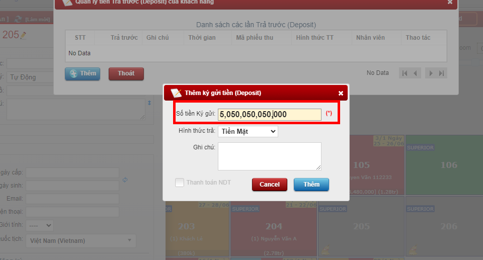 Gõ số bị tự động nhảy số 0