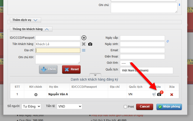 Scan (Chụp ảnh) giấy tờ qua APP