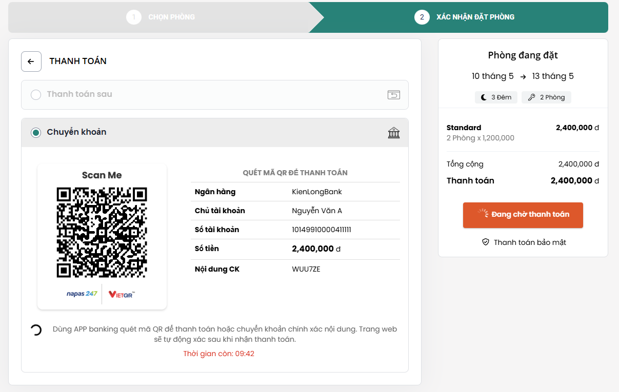 Tạo cổng thanh toán Sepay