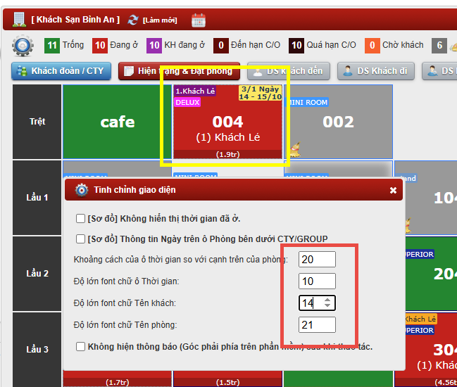Tùy chỉnh sơ đồ