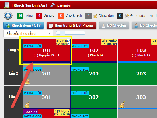 Xử lý thao tác sai